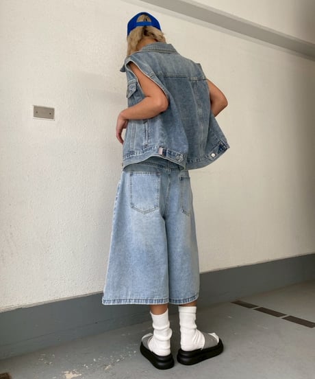 denim vest「classic」#360