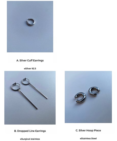 surgical and silver.