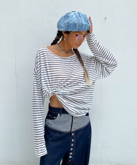 denim beret「wash」#2601-1/3