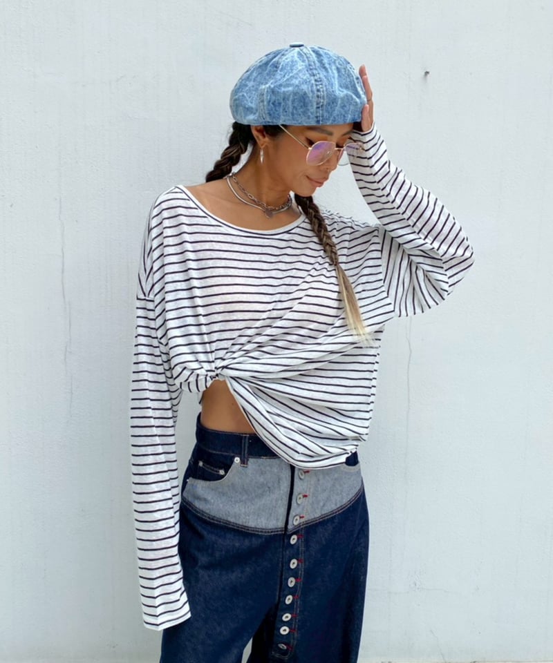 denim beret「wash」#2601-1/3 | tablethotel-sūdo