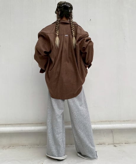 checker shirt「big round」#7942758