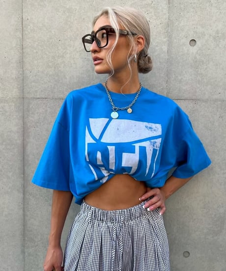 wide tee「DEN」#8386