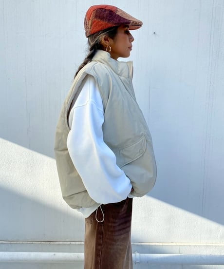 padded vest「high neck」#1812510