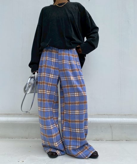 wide tuck pt「colorful check」#25810510