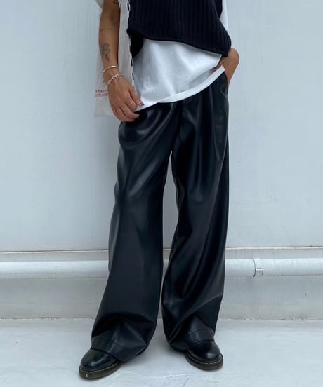 eco leather pt「tuck」#10003