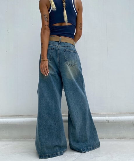 wide denim「super flare」#242508