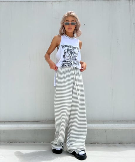 drop armhole tank「WONDERFUL」#11889