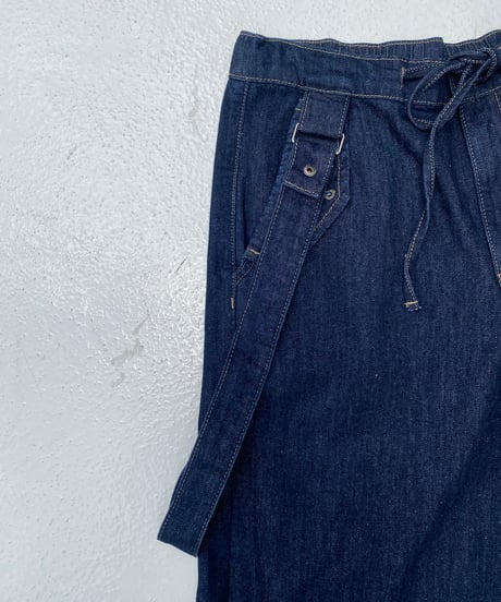 2way denim salopette 「thick」#87711