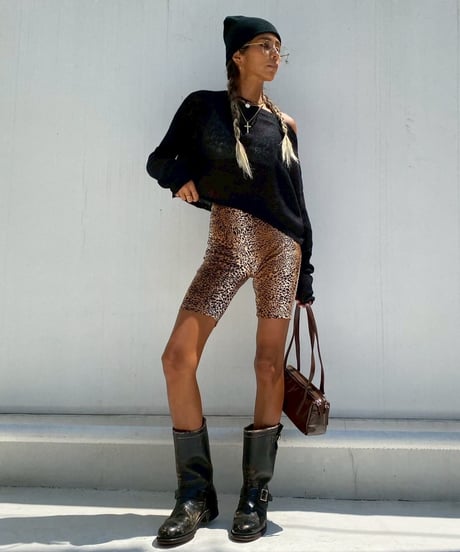 cropped sheer knit「layer me」#61530