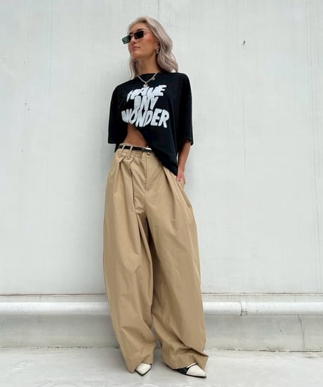 wide tapered pt「curve」#8719