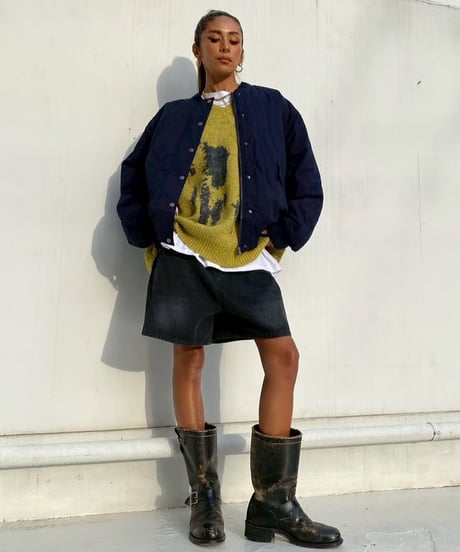color knit「V neck」#58800510