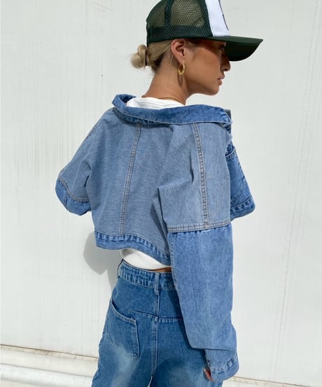cropped denim jc「Flip」#658