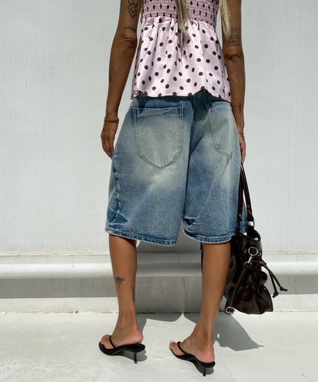 denim half pt「wrinkles」#68823163