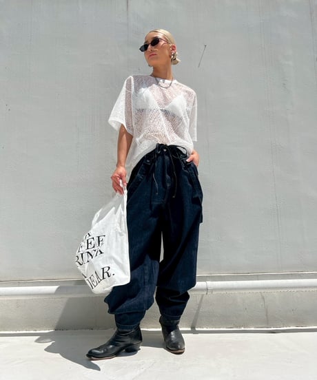 2way denim salopette 「thick」#87711