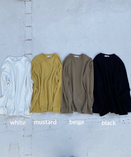 basic sw「side slit」#6272512（裏起毛）
