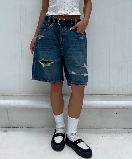 denim half pt「rip n wash」#66596