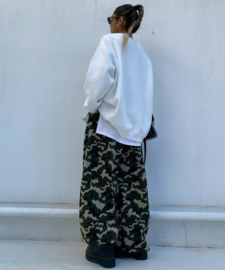 2way barrel pt「camo sweat」#10511（裏起毛）