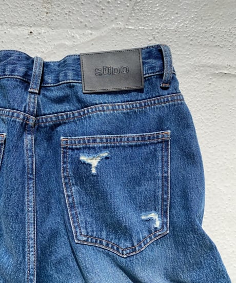 denim half pt「rip n wash」#66596