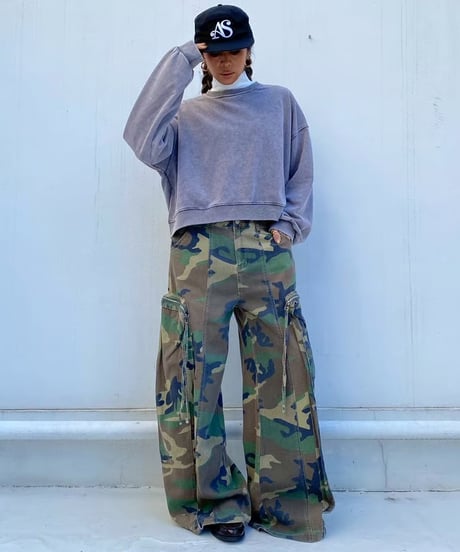 baggy pt「camo pocket」#6352