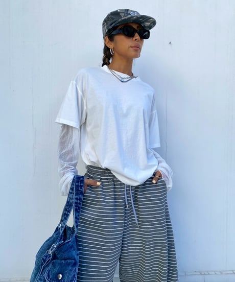 flat top cap「H」#2603-2/2