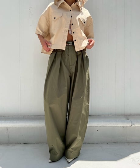 wide tapered pt「curve」#8719
