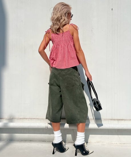 check flare cami「gingham」#6836