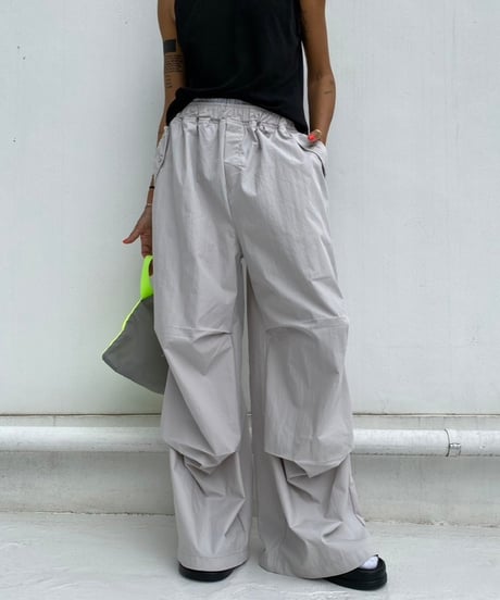 knee tack jogger pt「W stripe」#013