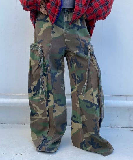 baggy pt「camo pocket」#6352