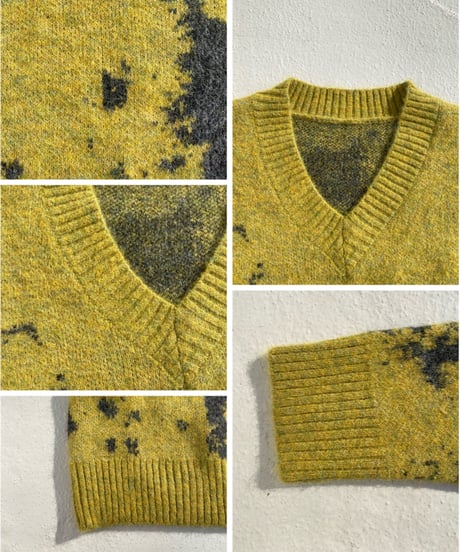 color knit「V neck」#58800510