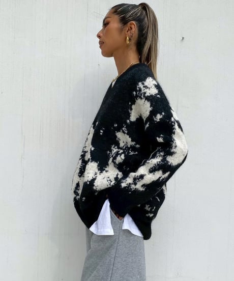 color knit「V neck」#58800510