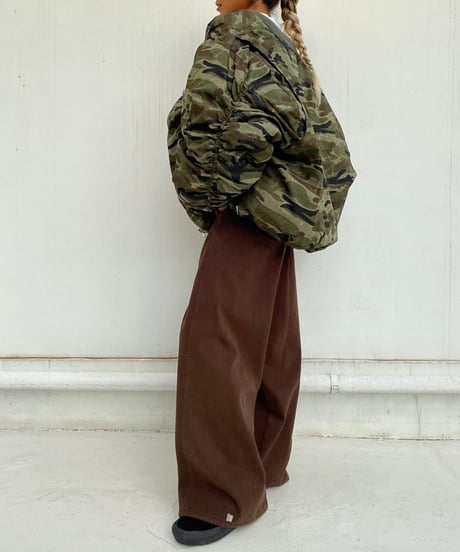 wide straight pt「draping」#0769 (裏起毛)