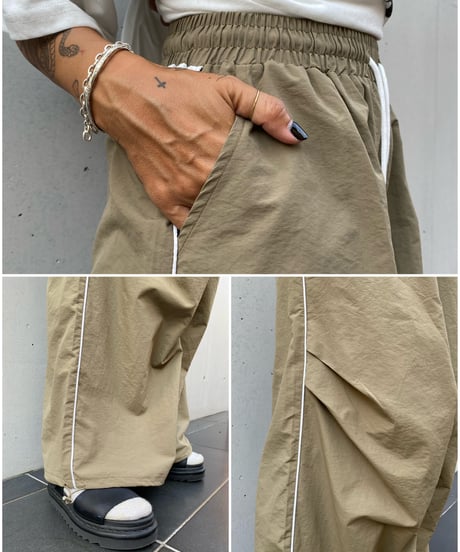 2way nylon pt「white hip」#1615