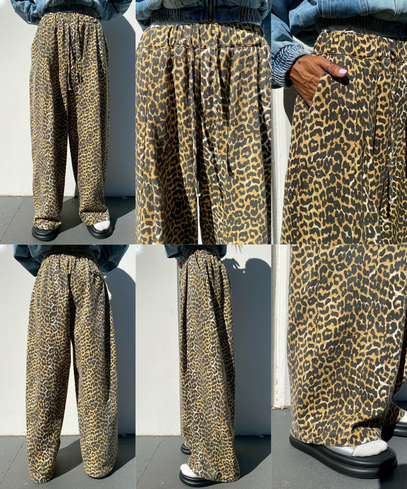 davryu leopard 上下セット Mサイズ leopard loose pt「volume」#503 | tablethotel-sūdo