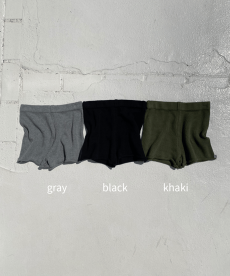 knitted shorts「rolled」#01258