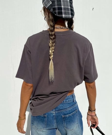washed T「8」#200858