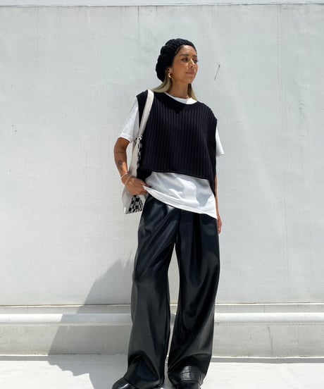 eco leather pt「tuck」#10003