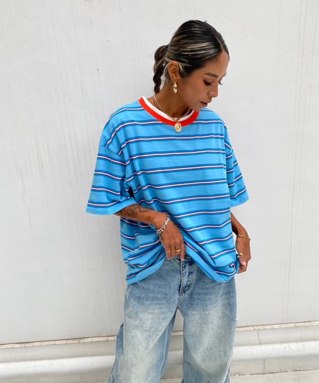 wide border T「w collar」#618