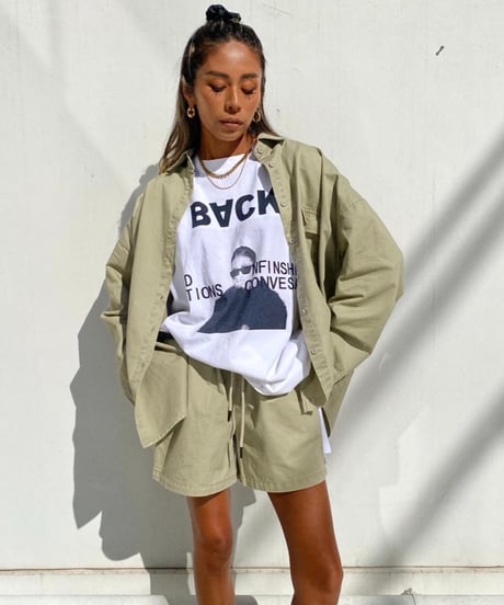 big print t「BACK」#8163
