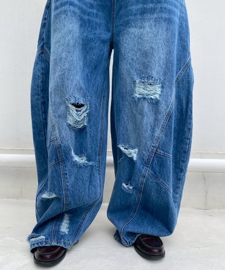 denim salopette「clash」#563063