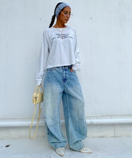 3D tuck denim「tapered」#99003