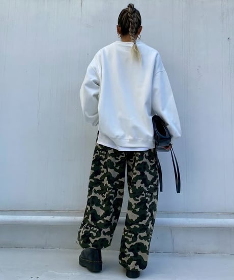 2way barrel pt「camo sweat」#10511（裏起毛）