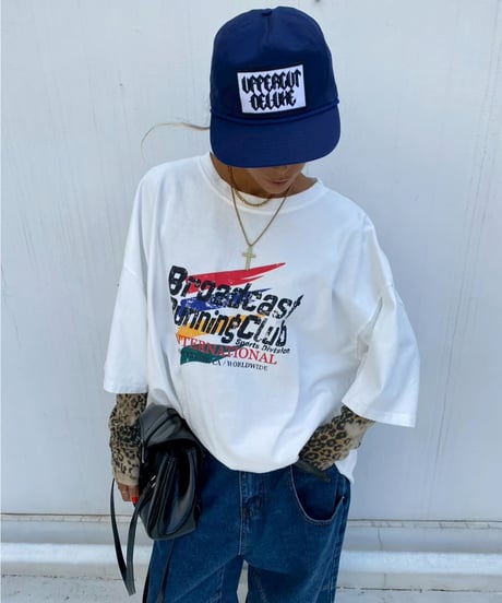 oversized T「running club」#203259