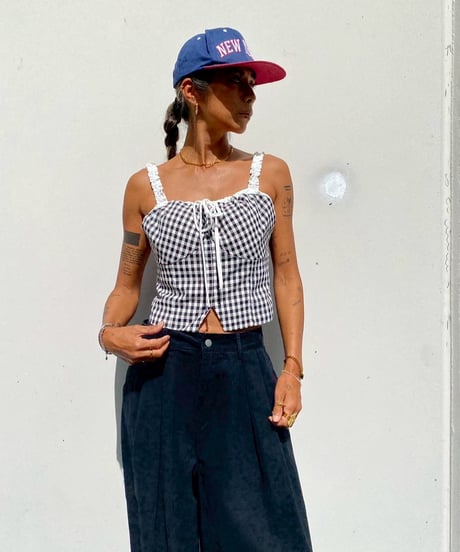gingham camisole「diner」#2859
