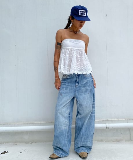 loose curve denim「wash」#2608964