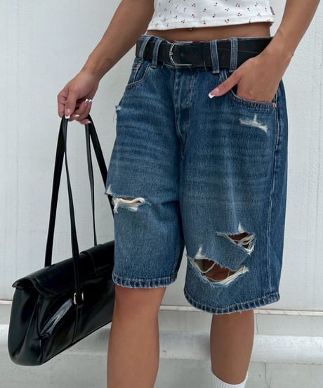 denim half pt「rip n wash」#66596