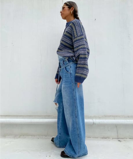 pattern knit「collar」#5066159