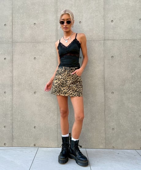 leopard mini sk「growl」(ベルト付)#50118