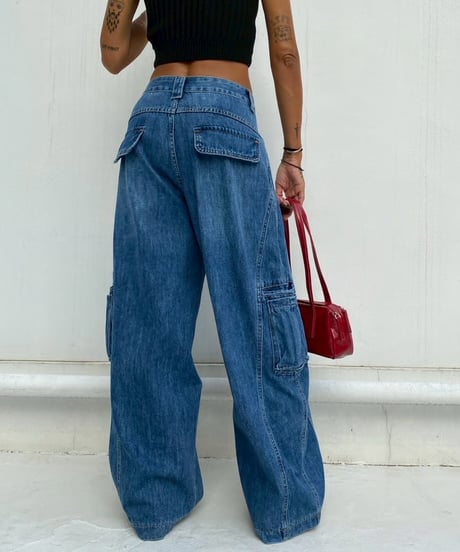 cargo denim「pocket barrel」#926158