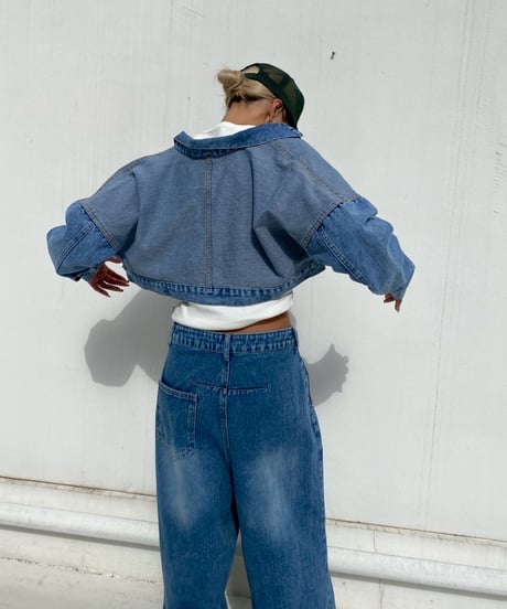 cropped denim jc「Flip」#658