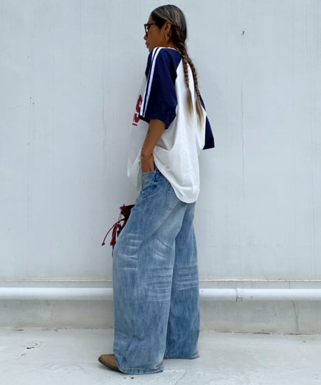 loose curve denim「wash」#2608964